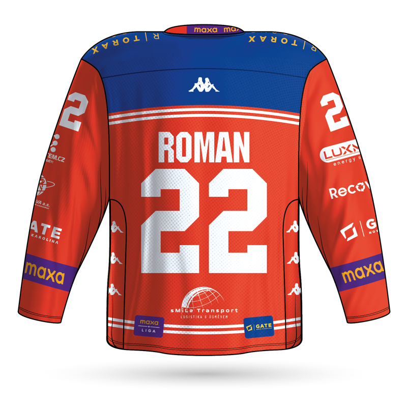 Fan dres HC RT Torax Poruba 25-26 Roman Fan dres HC RT Torax Poruba 25-26 Roman červená
