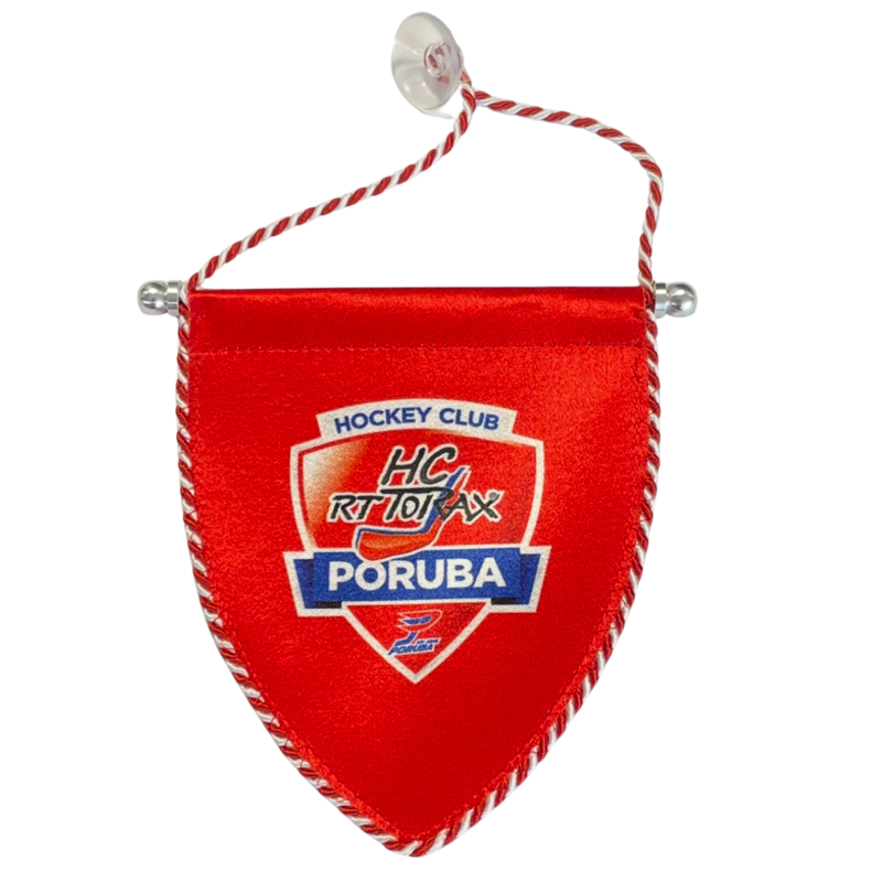 Fan vlajka na auto HC Poruba