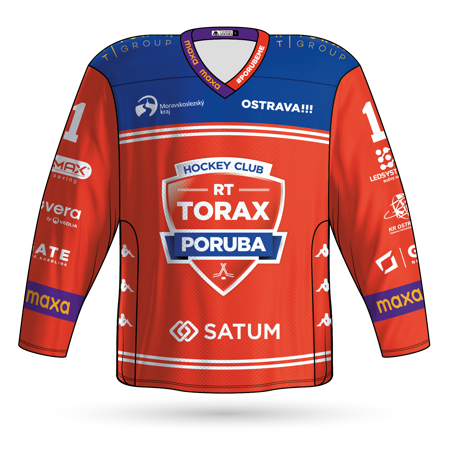 Fan dres HC RT Torax Poruba 25-26 Pařík červená