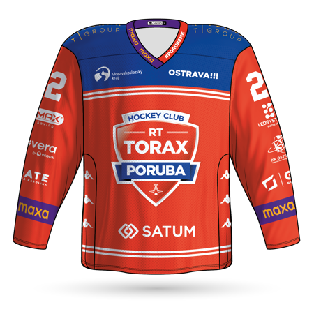 Fan dres HC RT Torax Poruba 25-26 Roman červená